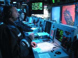 U.S. missle cruiser Cowpens in Persian Gulf